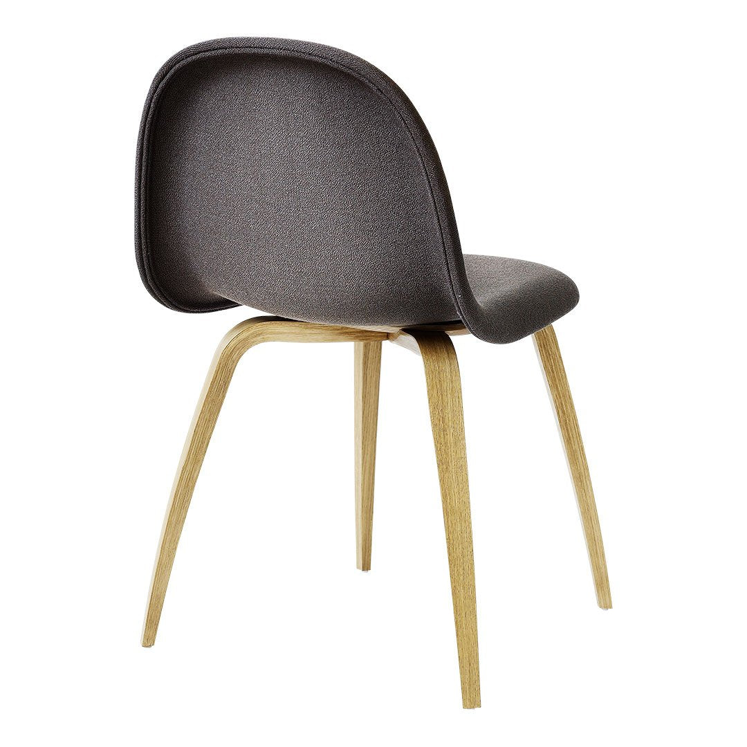 Gubi 3D Dining Chair - Wood Base - Fully Upholstered