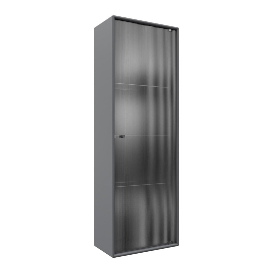 Ripple VI Tall Bathroom Cabinet - Wall Mounted