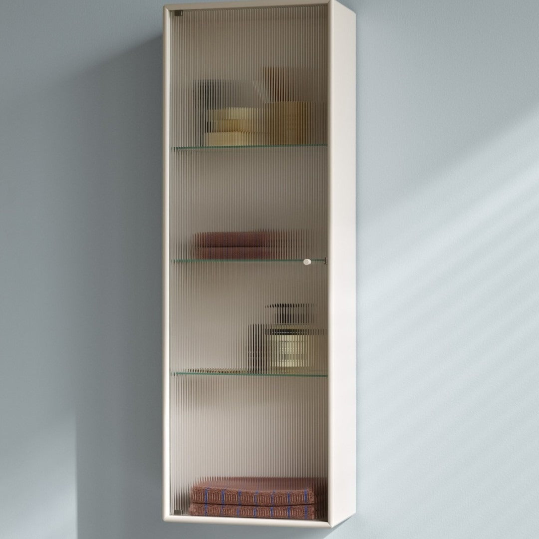 Ripple VI Tall Bathroom Cabinet - Wall Mounted