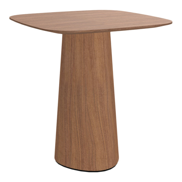 Natural wood finish with a smooth texture and subtle grain pattern, featuring a stylish tapered design.