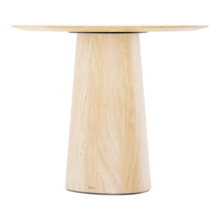 Light wood table with natural grain pattern and a sleek, minimalist design perfect for modern decor.