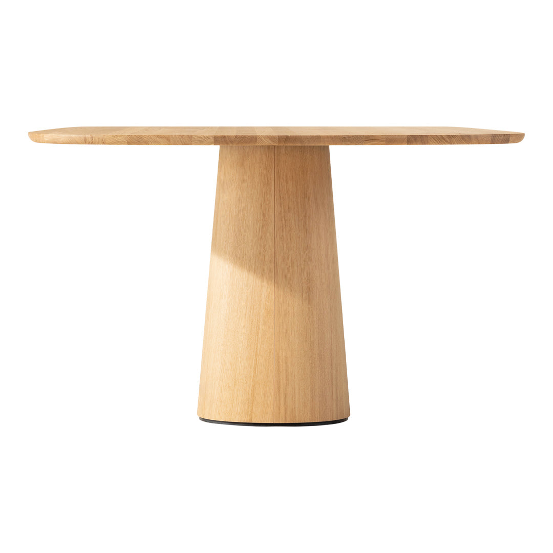 P.O.V. Rectangular Table - Central Base - Oak
