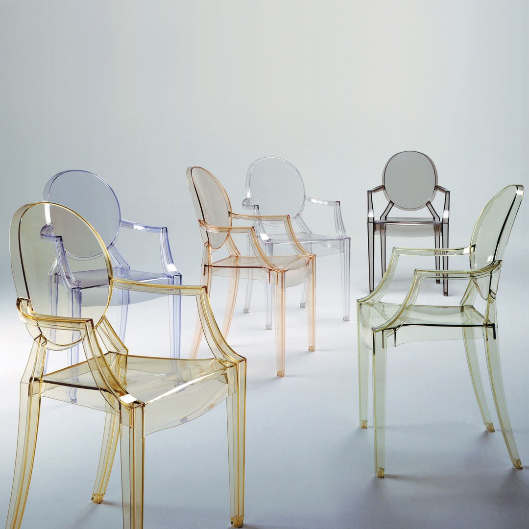 Louis Ghost Chair - Set of 2