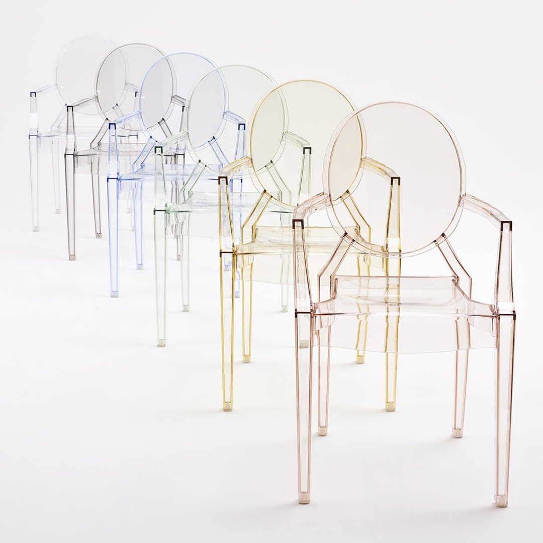 Louis Ghost Chair - Set of 2