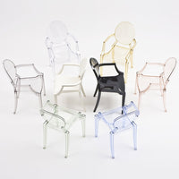 Louis Ghost - Transparent Crystal - Set of 4