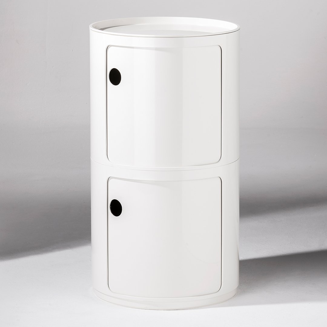 Kartell Componibili Round Large Storage Tower - Stackable by Anna Castelli  Ferrieri