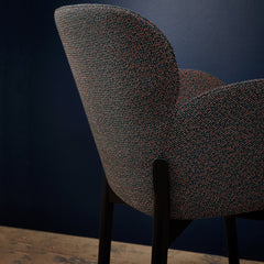 Ginger Armchair - Seat Upholstered - Beech Pigment Frame