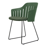 Choice Outdoor Chair - Sled Base - w/ Seat Cushion