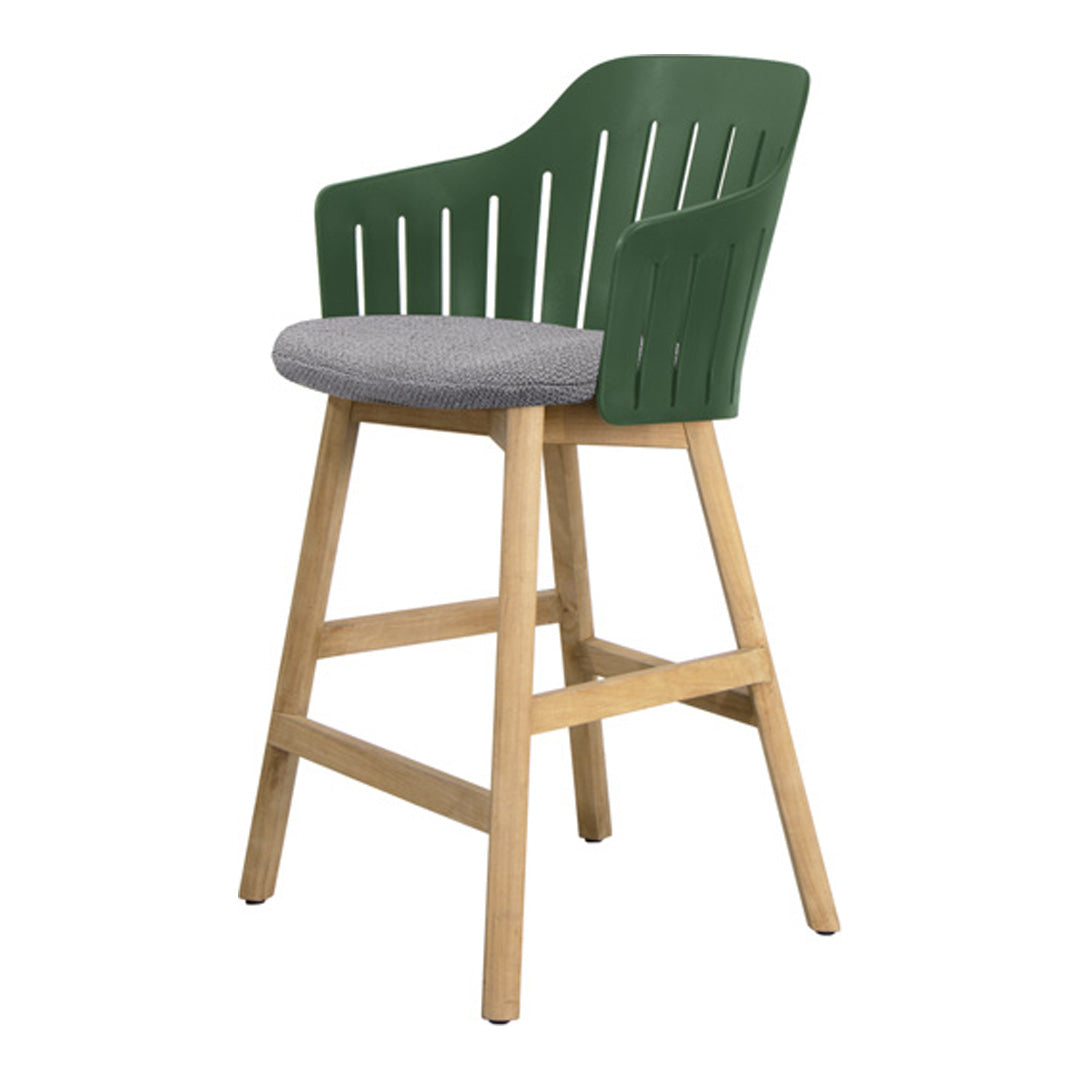 Choice Outdoor Counter Chair - Wood Base - w/ Seat Cushion