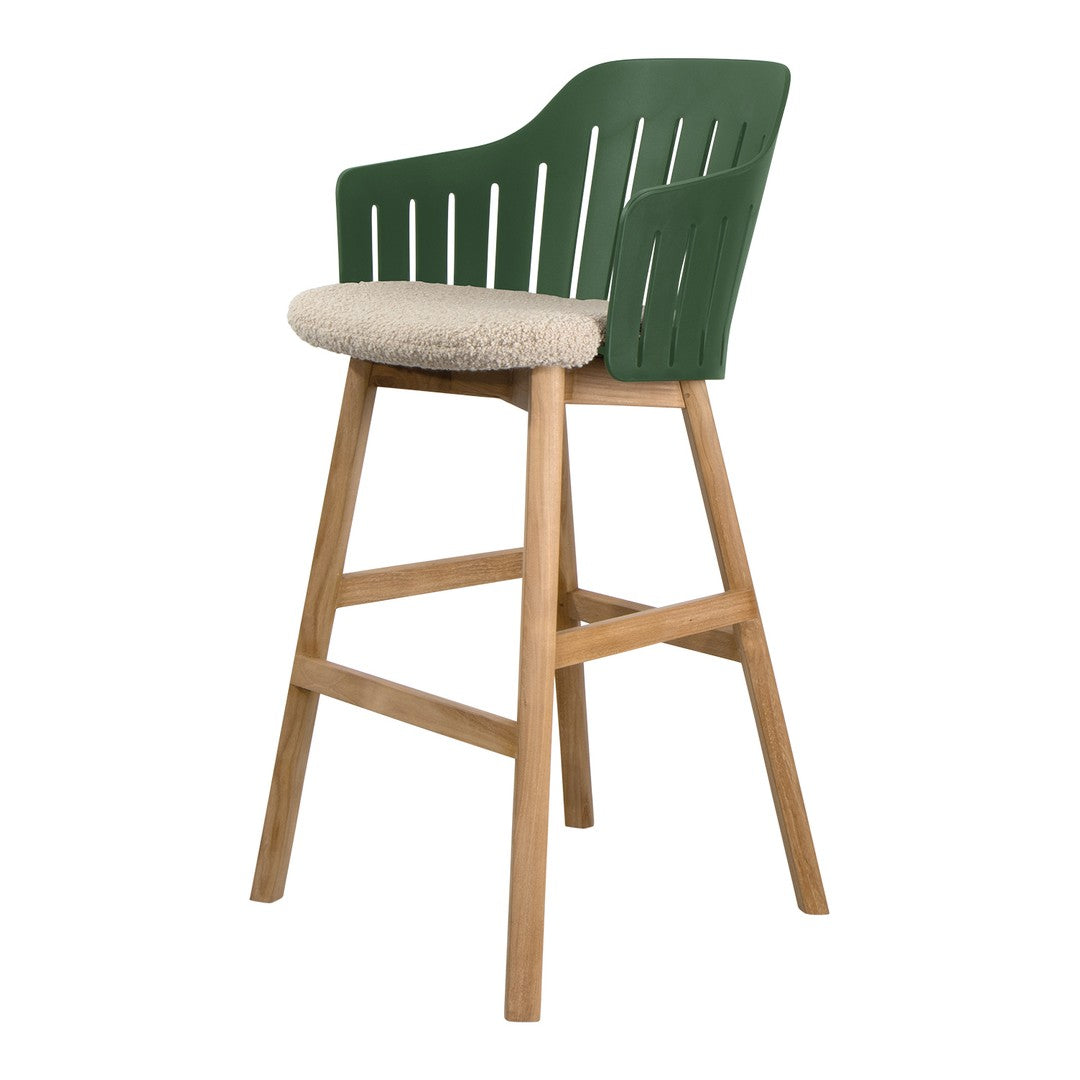 Choice Bar Chair - Wood Base - w/ Seat Cushion