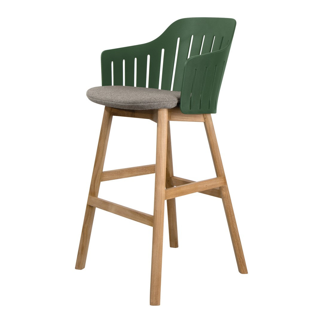 Choice Bar Chair - Wood Base - w/ Seat Cushion