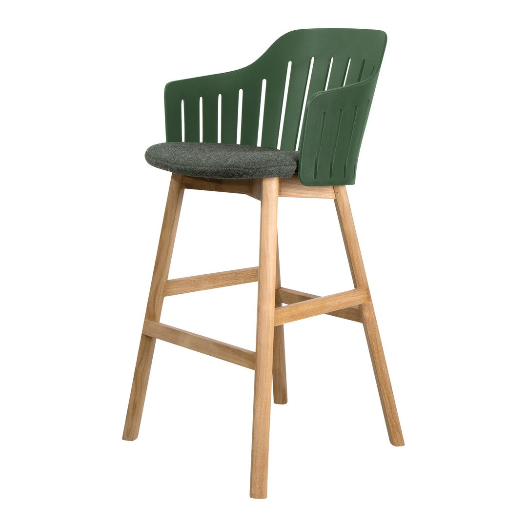 Choice Bar Chair - Wood Base - w/ Seat Cushion