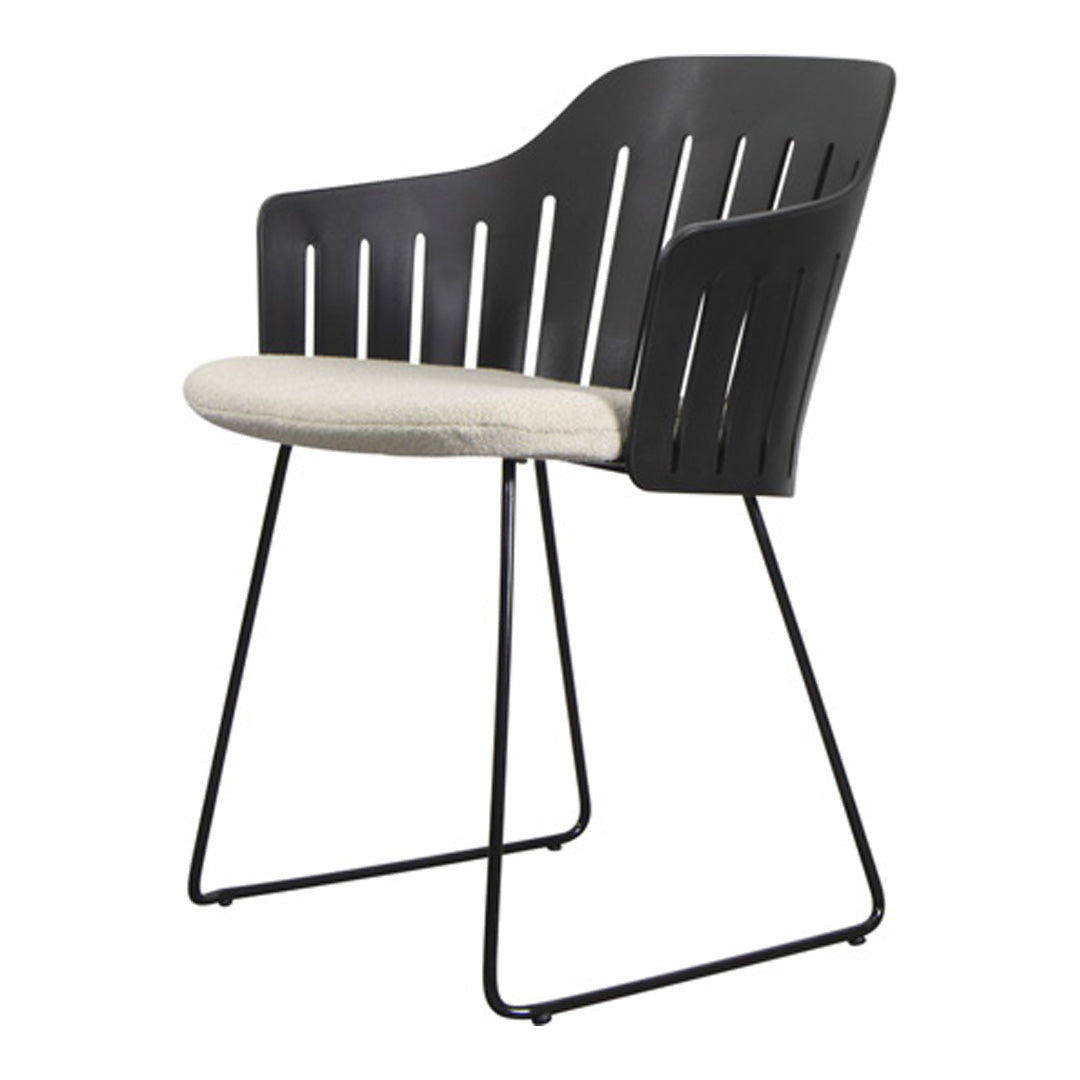 Choice Outdoor Chair - Sled Base - w/ Seat Cushion