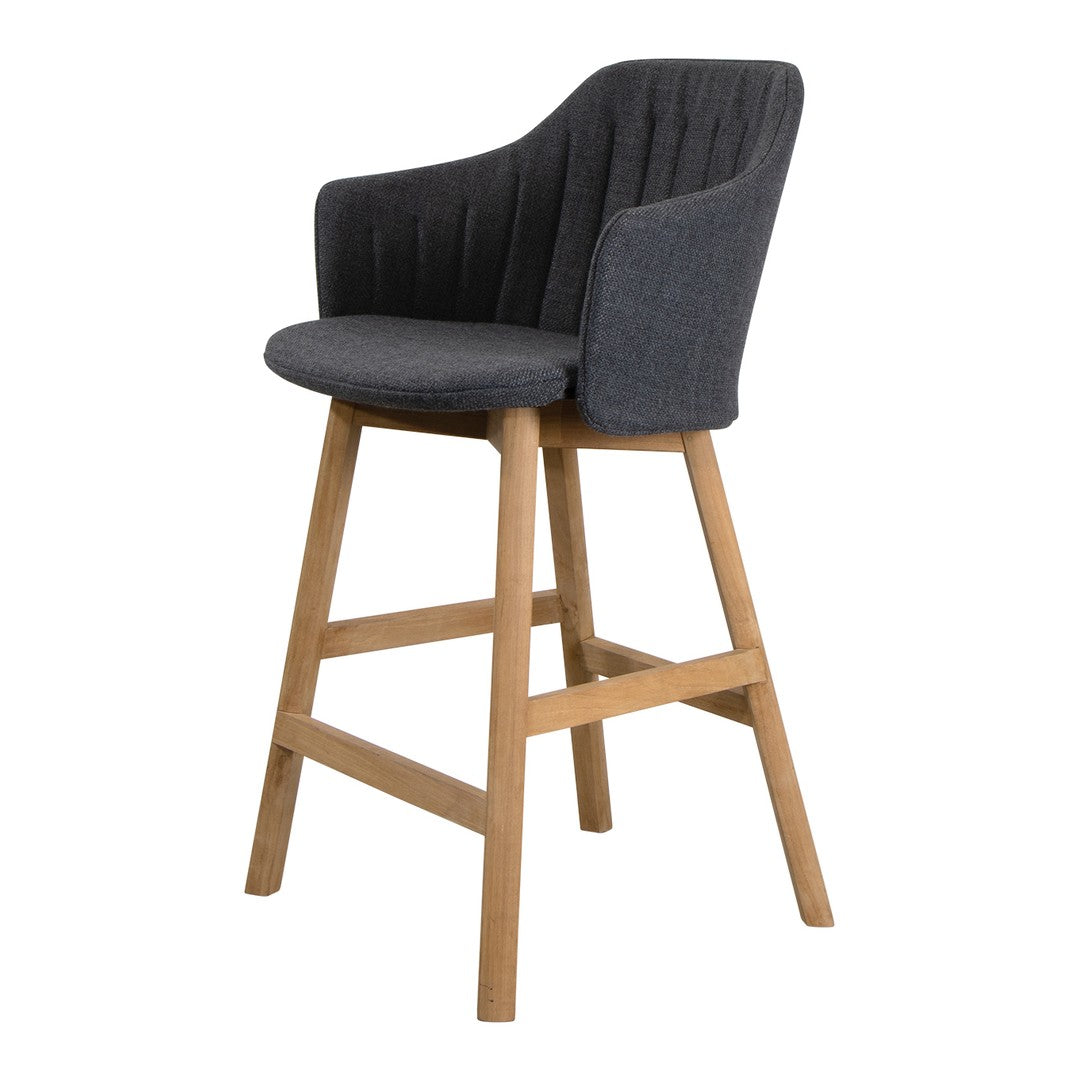 Choice Bar Chair - Wood Base - w/ Back and Seat Cushion