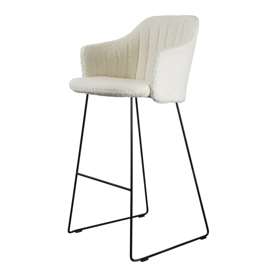 Choice Bar Chair - Sled Base - w/ Back and Seat Cushion