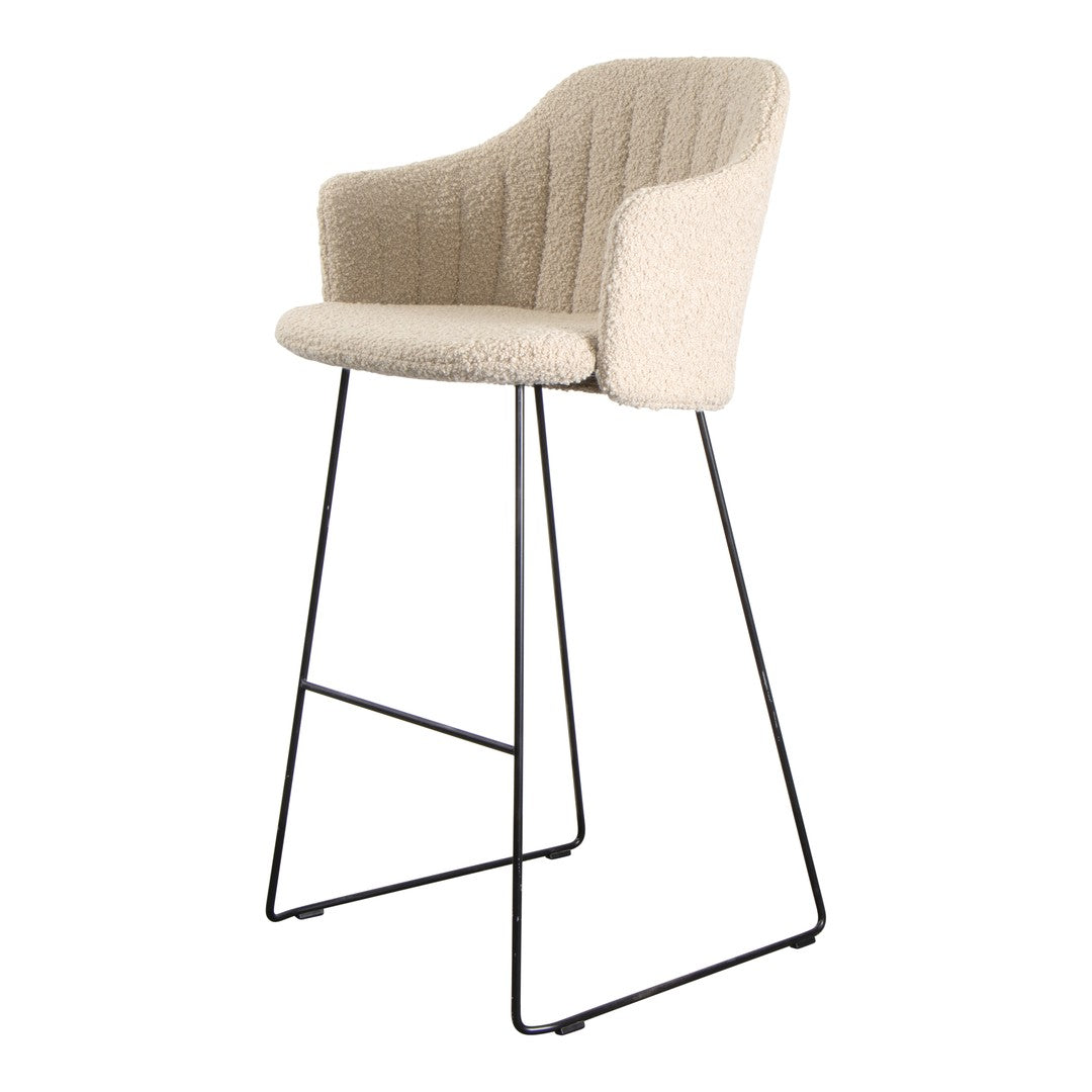 Choice Bar Chair - Sled Base - w/ Back and Seat Cushion