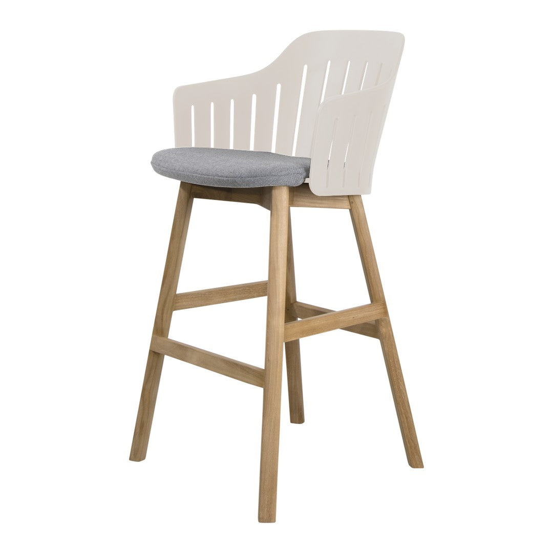 Choice Bar Chair - Wood Base - w/ Seat Cushion