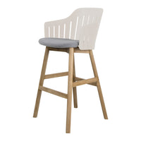 Choice Bar Chair - Wood Base - w/ Seat Cushion