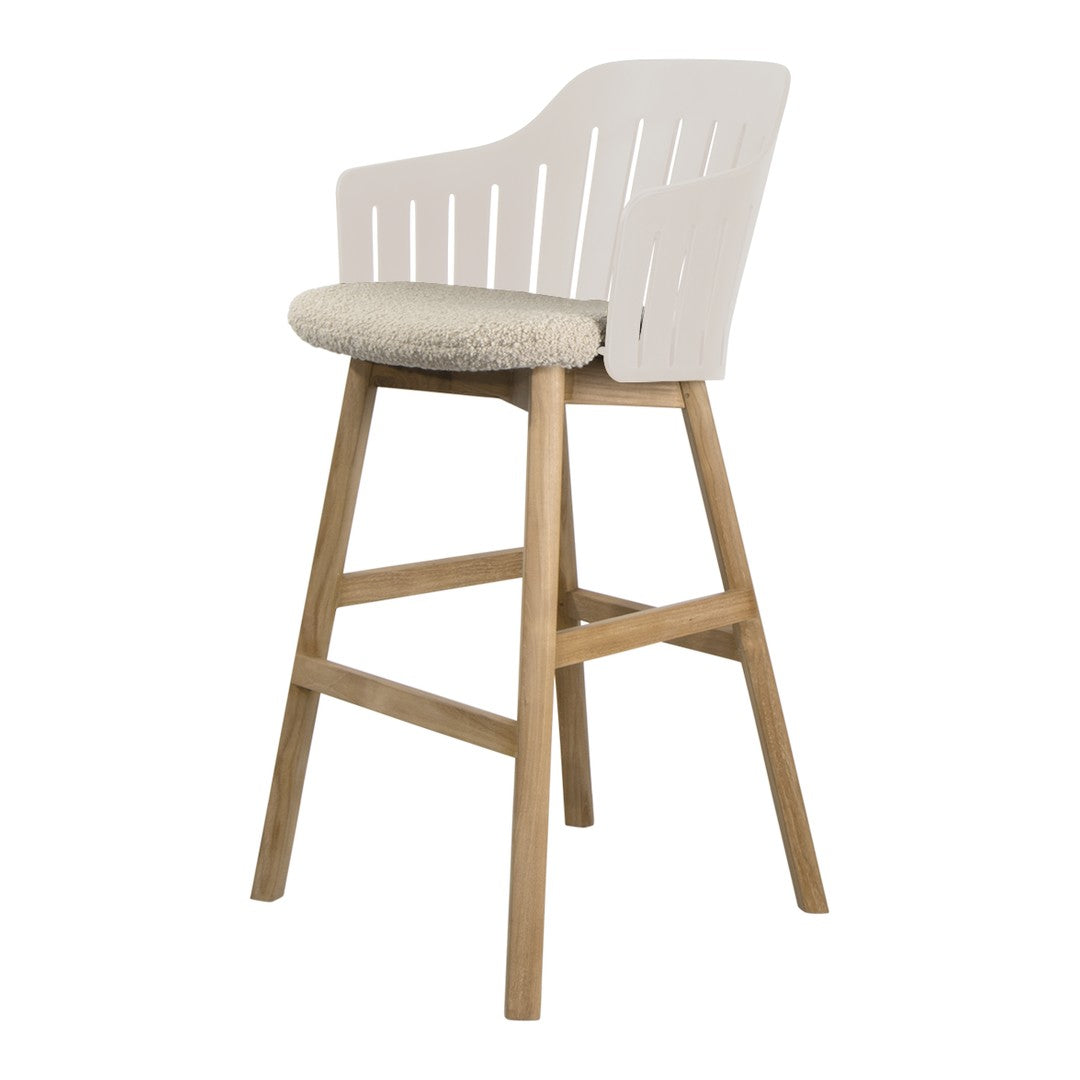 Choice Bar Chair - Wood Base - w/ Seat Cushion