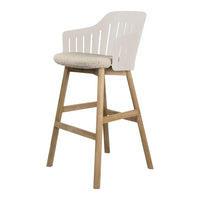 Choice Bar Chair - Wood Base - w/ Seat Cushion
