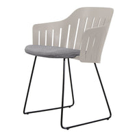 Choice Outdoor Chair - Sled Base - w/ Seat Cushion