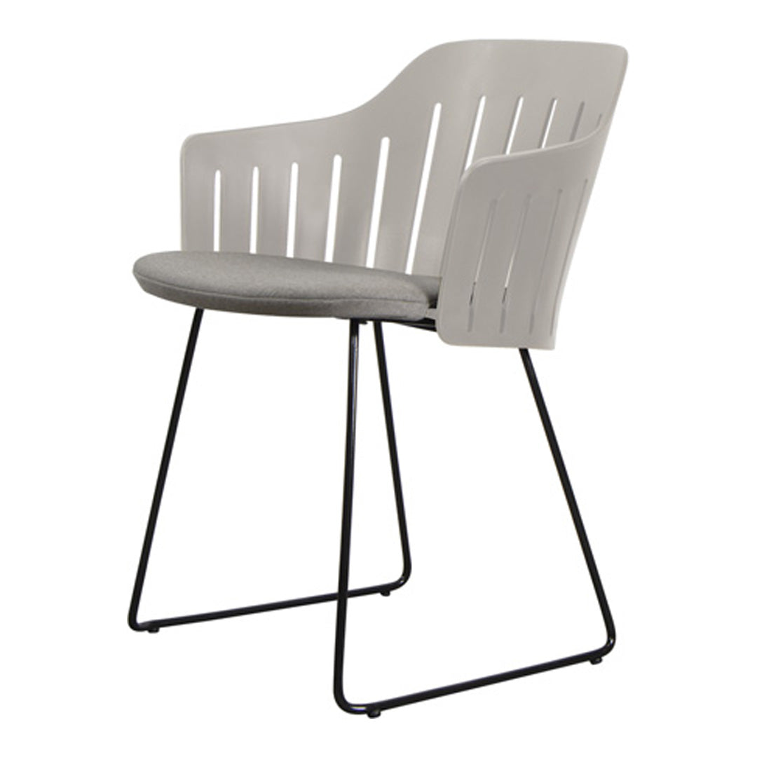 Choice Outdoor Chair - Sled Base - w/ Seat Cushion