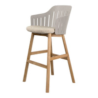 Choice Bar Chair - Wood Base - w/ Seat Cushion