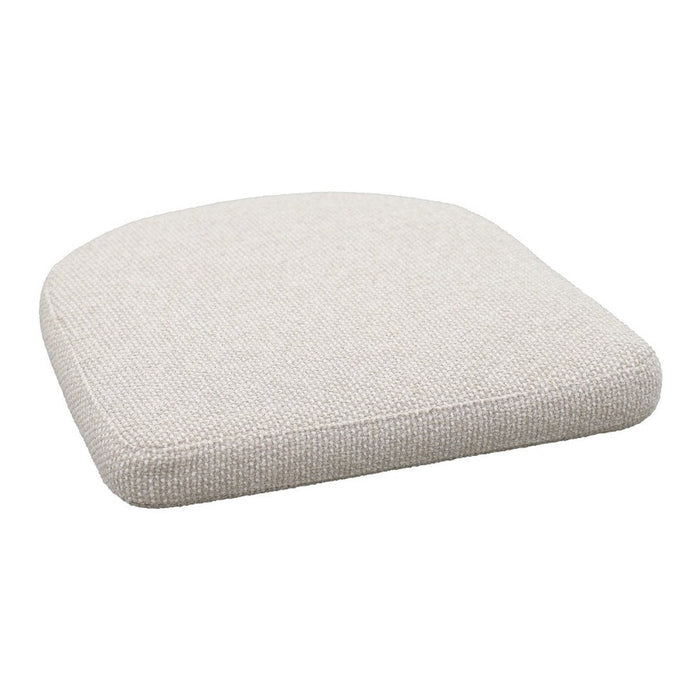 Light beige cushion with a soft, textured pattern for added comfort and style. Ideal for any seating area.