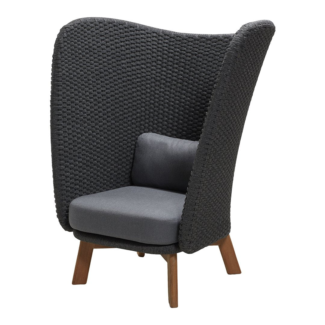 Peacock Wing Highback Chair