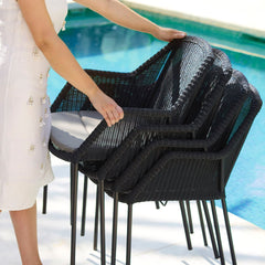 Breeze Outdoor Dining Chair - 4 Legs