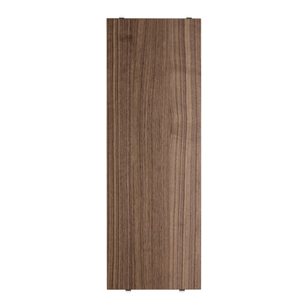 Brown wood panel with a sleek, natural grain pattern, ideal for modern designs and interior decor.