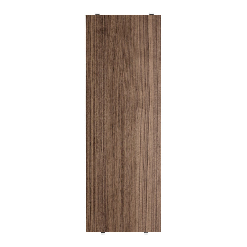 Brown wood panel with a sleek, natural grain pattern, ideal for modern designs and interior decor.
