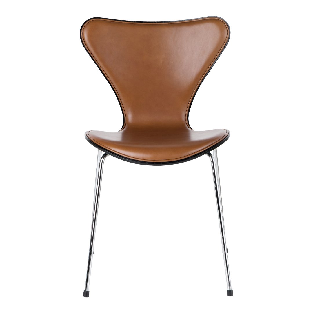 Series 7 Chair - Natural Veneer - Front Upholstered
