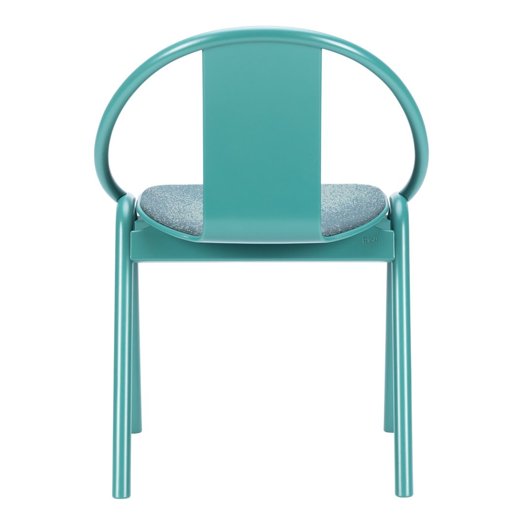 Again Chair - Upholstered - Beech Pigment Frame