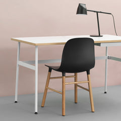 Small Modern Journal Desk from Norman Copenhagen White with Chair