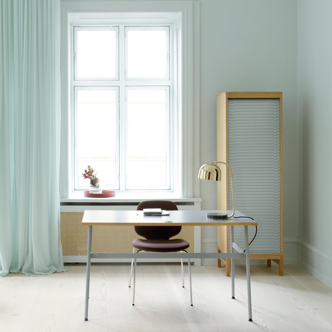 Small Modern Journal Desk from Norman Copenhagen with Cabinet and Chair