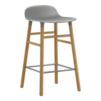 Form Counter Stool - Wood Legs
