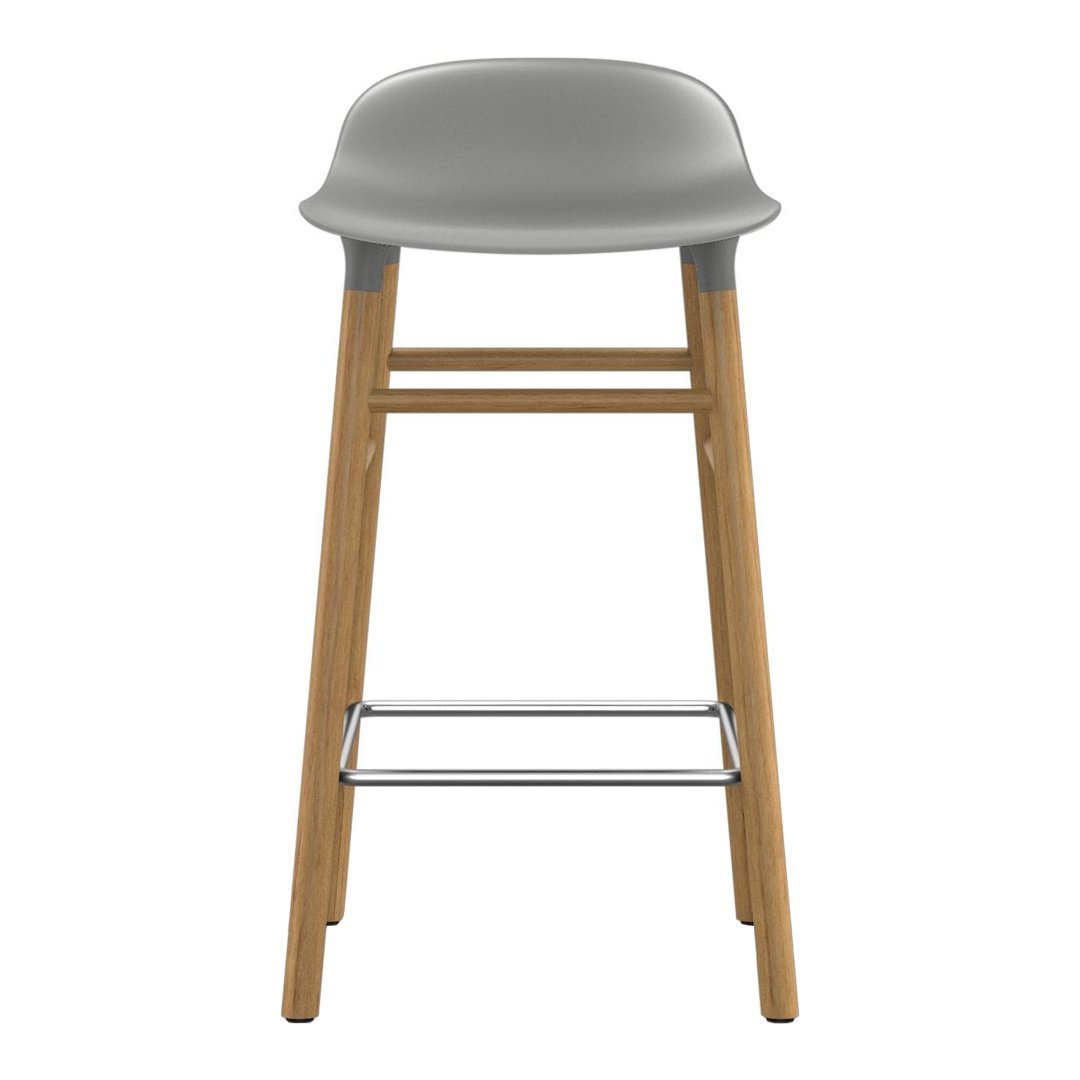 Form Counter Stool - Wood Legs