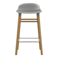 Form Counter Stool - Wood Legs