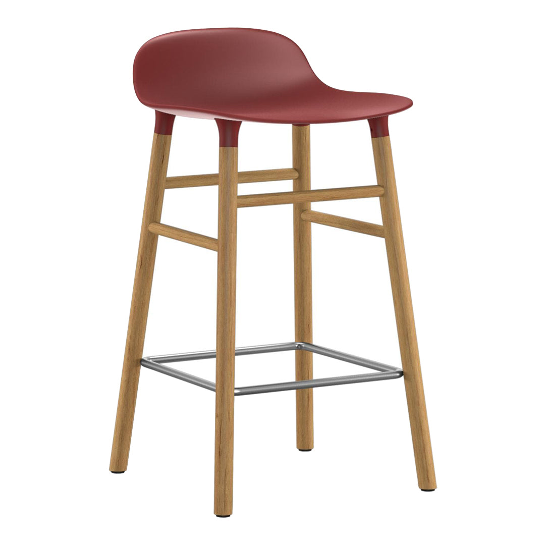 Form Counter Stool - Wood Legs