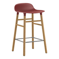 Form Counter Stool - Wood Legs