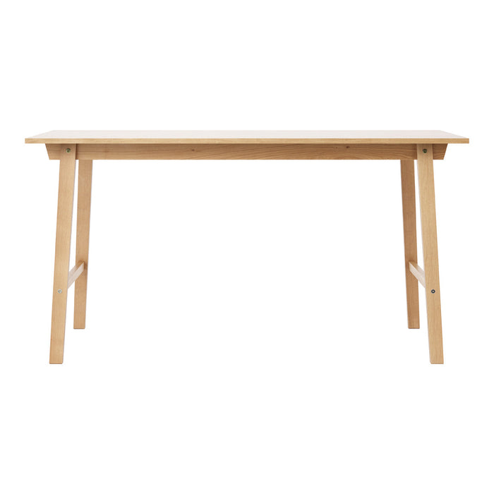 Light wood rectangular table with a smooth, natural finish and simple design suitable for various decor styles.