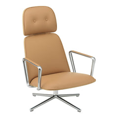 Pad Lounge Chair - High, Swivel Base