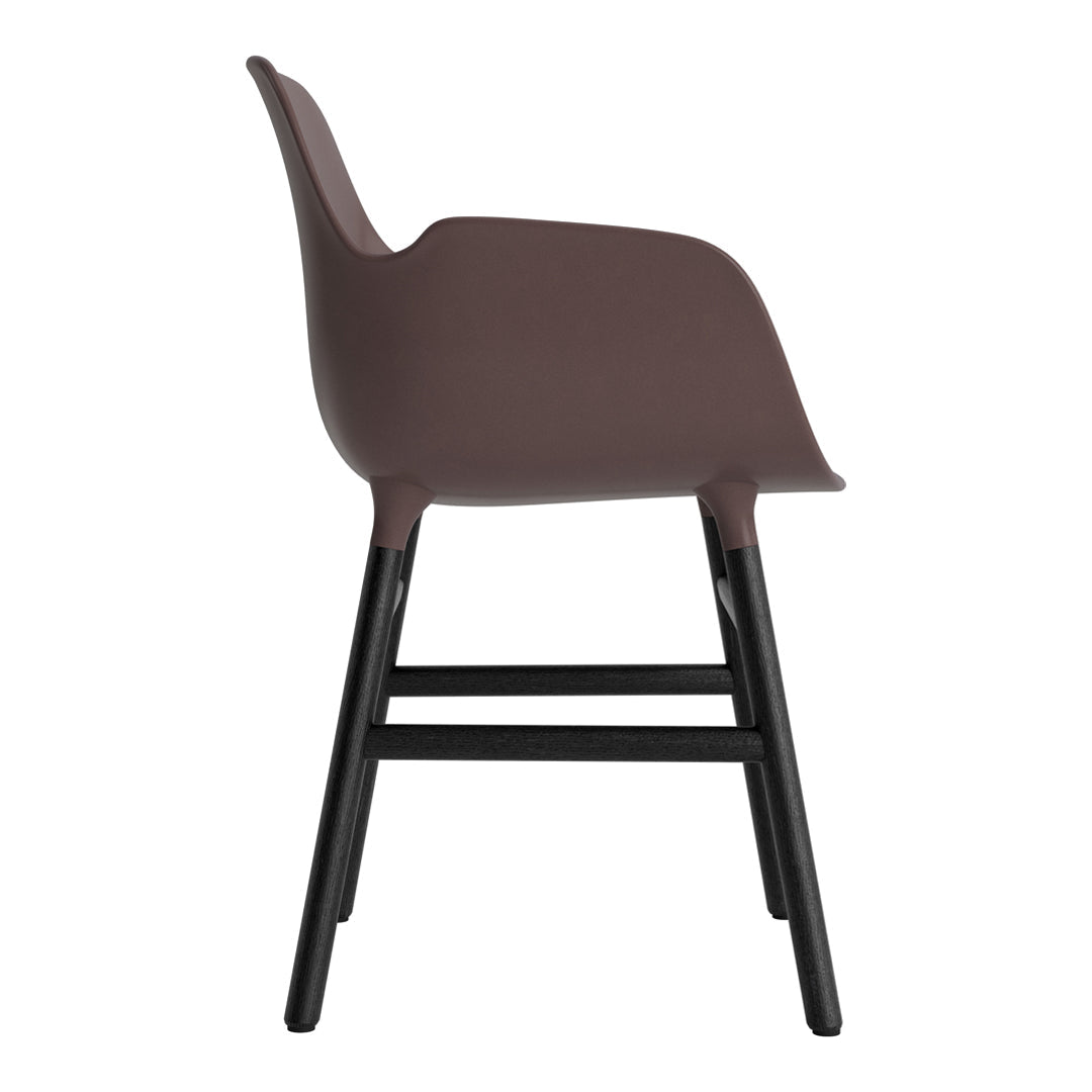 Form Armchair - Wood Legs
