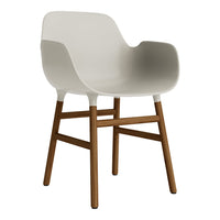 Form Armchair - Wood Legs