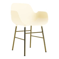 Form Armchair - Metal Legs