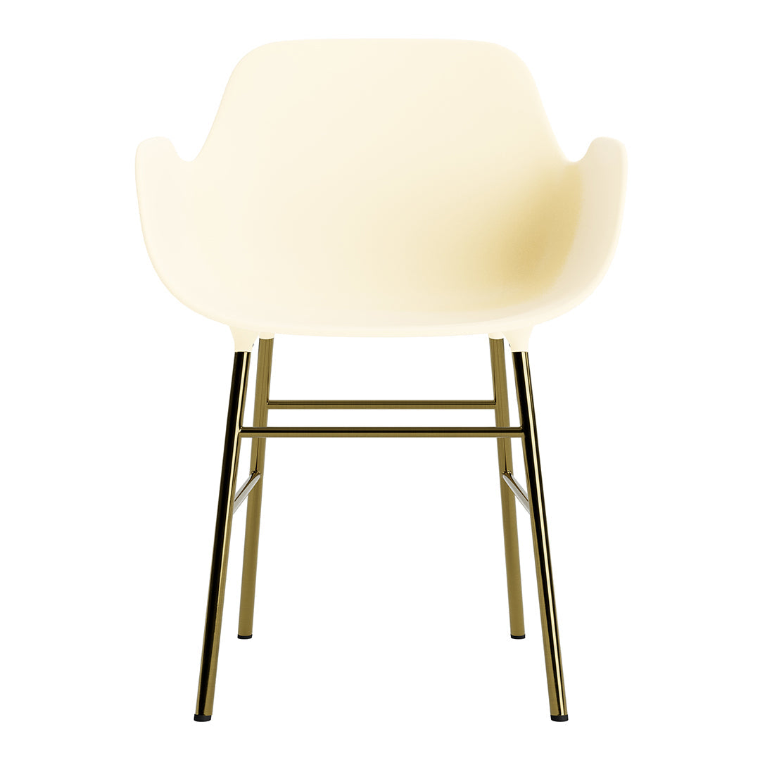 Form Armchair - Metal Legs