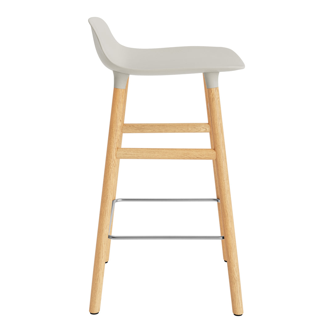 Form Counter Stool - Wood Legs