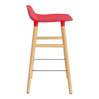 Form Counter Stool - Wood Legs