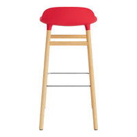 Form Bar Stool - Wood Legs